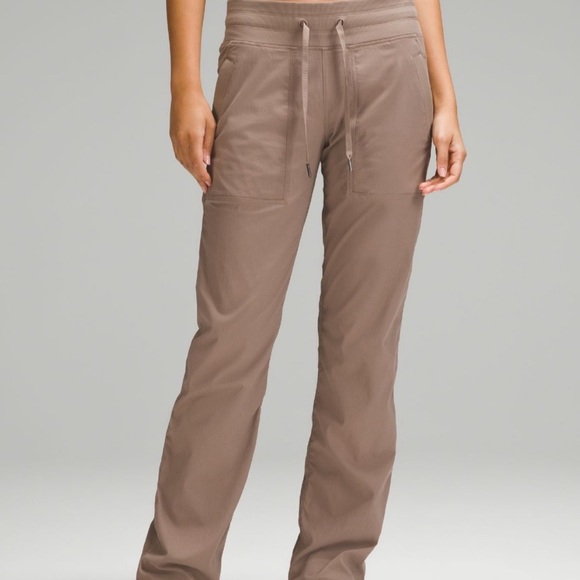 Lululemon taupetastic dance studio pants medium grey white - Picture 1 of 6